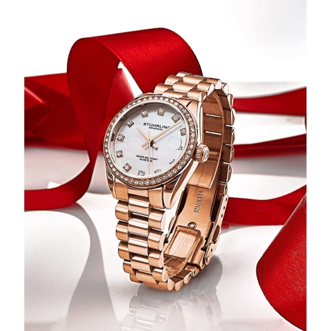 Stuhrling Original Womens Saat (Rose Gold)