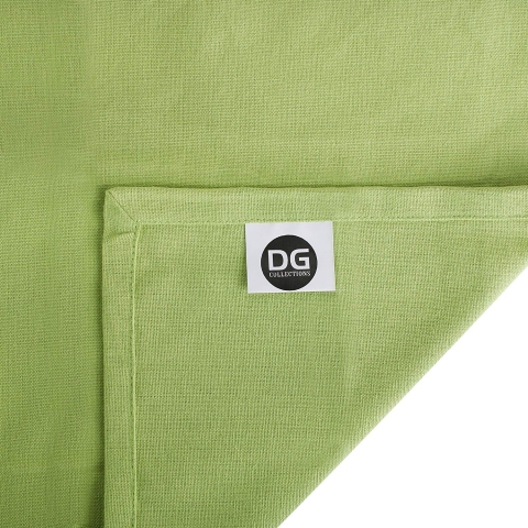 DG Collections 20x20 Yeil Pamuklu Kuma Peete (12 Adet)