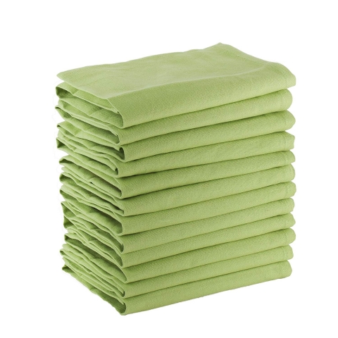 DG Collections 20x20 Yeil Pamuklu Kuma Peete (12 Adet)