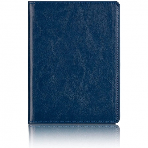 HOTLLR  RFID Korumal Erkek Deri Pasaportluk (Mavi)