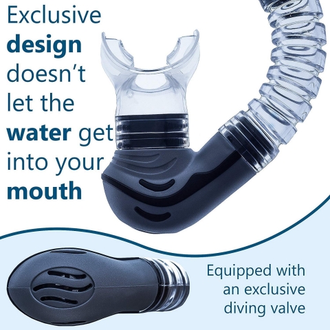 Dive IT Snorkel Mask - Snorkel Set - Scuba Mask with Dry norkel