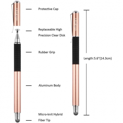 Mixoo Kapasitif Stylus Kalem-Rose Gold