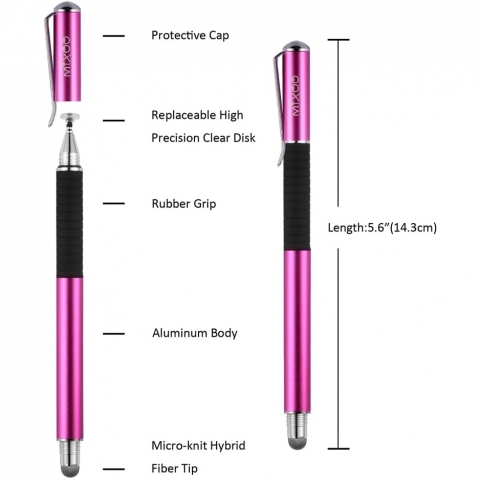 Mixoo Kapasitif Stylus Kalem-Purple