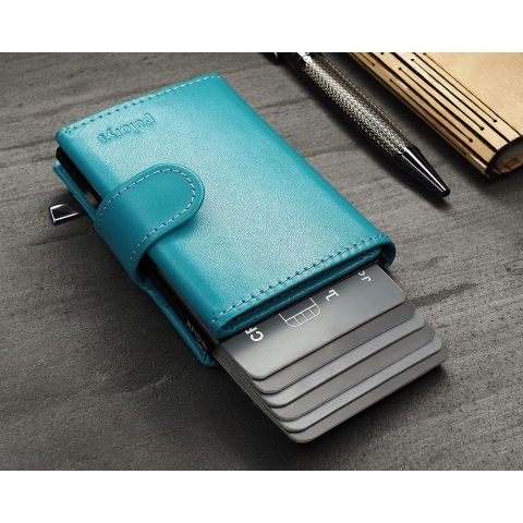 pul pularys RFID Korumal Kadn Alminyum Czdan (Blue)