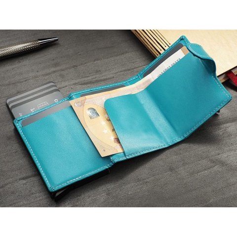 pul pularys RFID Korumal Kadn Alminyum Czdan (Blue)