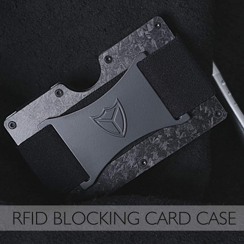 DONWORD RFID Korumal Erkek Karbonfiber Kartlk(Siyah)