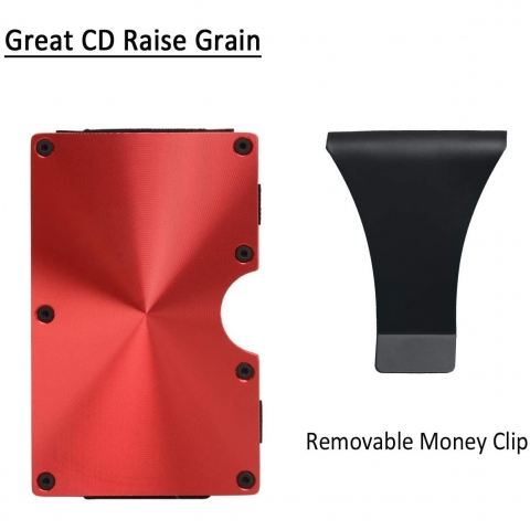 Kenpal RFID Korumal� Erkek Al�minyum Kartl�k (K�rm�z�)