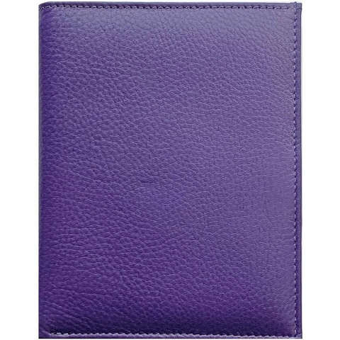 123 Cheap Checks Erkek Deri Pasaportluk (Mor)