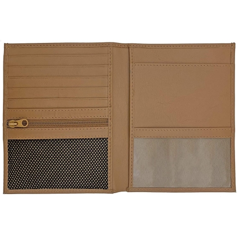 123 Cheap Checks Kad�n Deri Pasaportluk (Kahverengi)