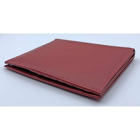 123 Cheap Checks RFID Korumal� Erkek Deri C�zdan (K�rm�z�)