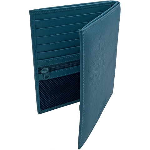 123 Cheap Checks Kad�n Deri Pasaportluk (Mavi)