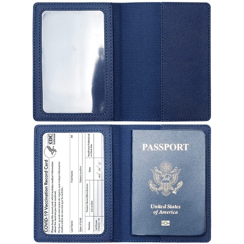 Arouselove Deri Pasaportluk(2 Adet)(Siyah/Lacivert)