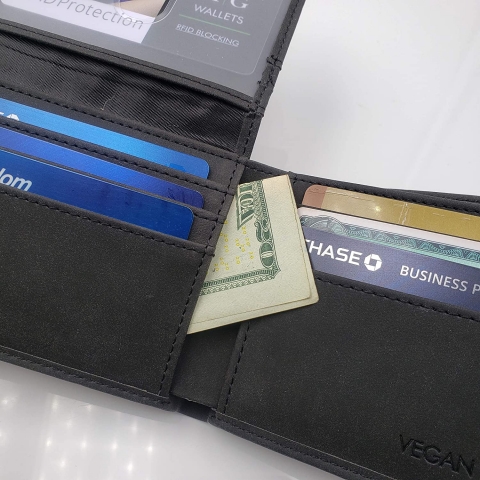 ag wallets RFID Korumal Erkek Deri Czdan (Siyah)