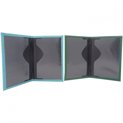 HONBAY Deri Pasaportluk(Ye�il/Mavi)