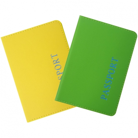 HONBAY Deri Pasaportluk(Sar�/Ye�il)