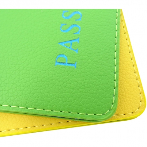 HONBAY Deri Pasaportluk(Sar�/Ye�il)