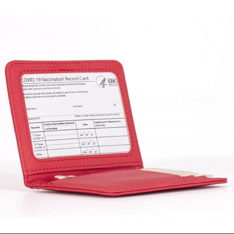 Valentoria RFID Korumal Deri Pasaportluk (Krmz)