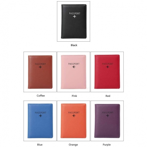 BAKUN RFID Korumal� Kad�n Deri Pasaportluk (Turuncu)