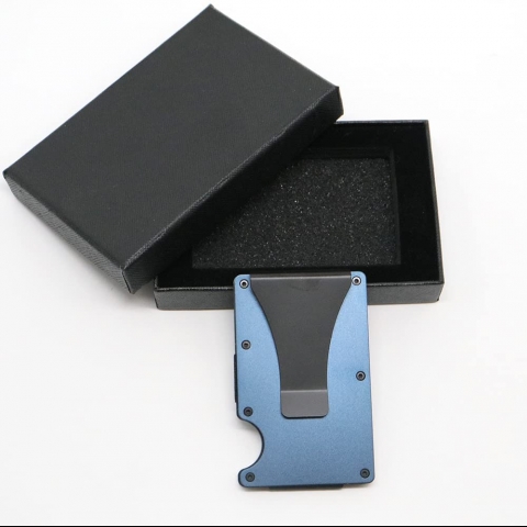 Ven-Trap RFID Korumal Erkek Karbonfiber Kartlk (Blue)