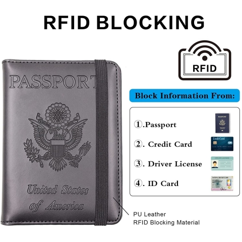 Cnycmy Deri Pasaportluk(Siyah)