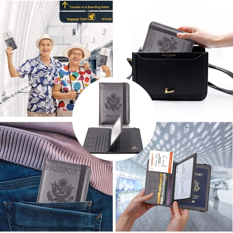 Cnycmy Deri Pasaportluk(Siyah)