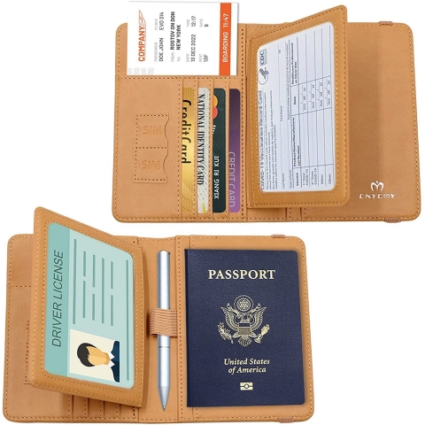 Cnycmy Deri Pasaportluk(Kahverengi)