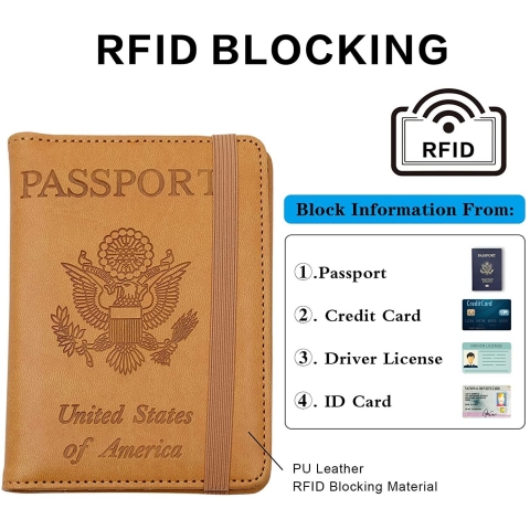 Cnycmy Deri Pasaportluk(Kahverengi)