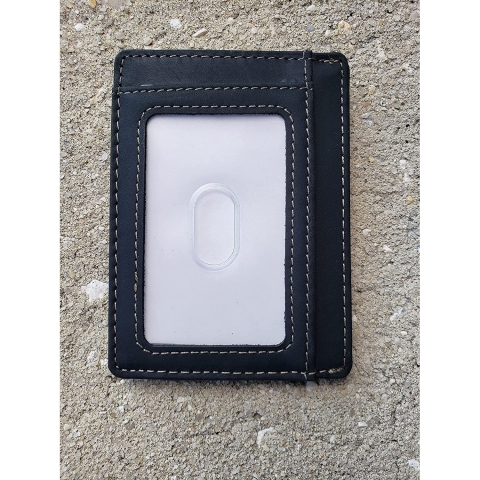 TNE RFID Korumal Deri Kartlk(Siyah)