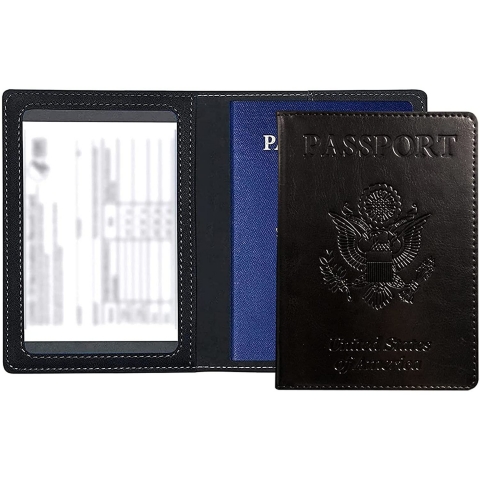 Poemxin Deri Pasaportluk(Siyah)