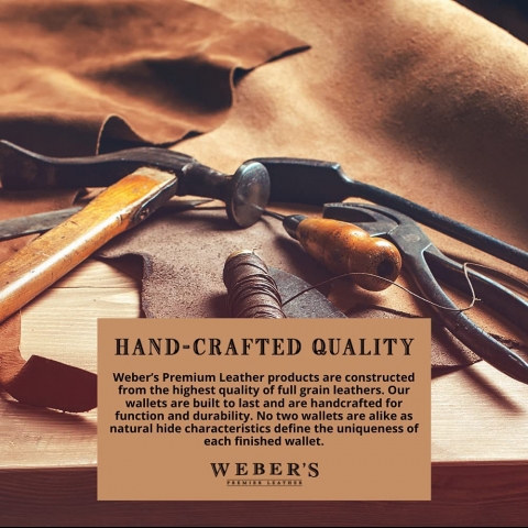 WEBER'S PREMIER LEATHER RFID Korumal Deri Czdan (Kahverengi)