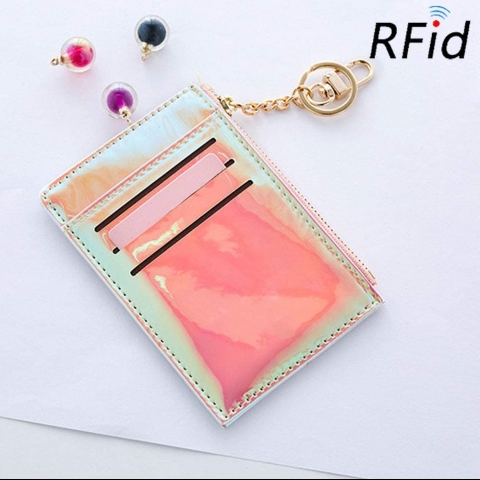 FIDA&MOON RFID Korumal Deri Czdan(Pembe)