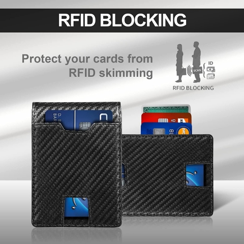 NPET RFID Korumal Erkek Deri Czdan(Siyah)