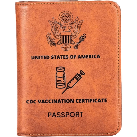 K KENON RFID Korumal Deri Pasaportluk(Kahverengi)