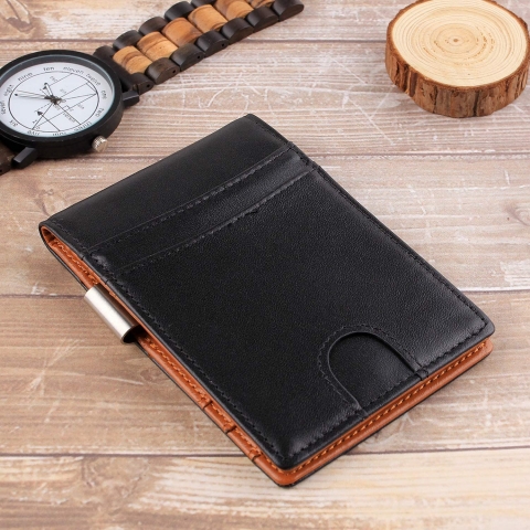 kullder RFID Korumal� Erkek Deri C�zdan (Siyah)