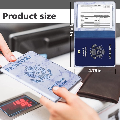 Zekkaome RFID Korumal Deri Pasaportluk (Mor)