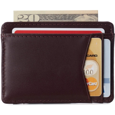 Alpine Swiss RFID Korumal Erkek Czdan(Bordo)