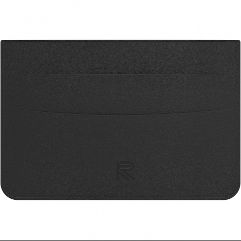 REXKEY RFID Korumal Erkek Deri Kartlk (Siyah)