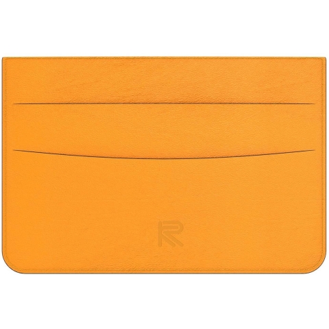 REXKEY RFID Korumal Erkek Deri Kartlk (Sar)