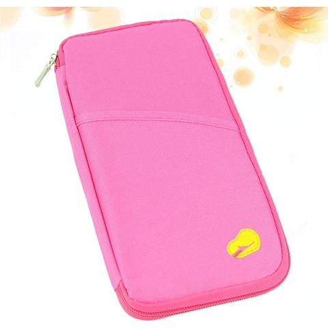BESPORTBLE RFID Korumal Kadn Deri Czdan (Pembe)