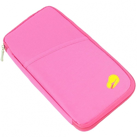 BESPORTBLE RFID Korumal Kadn Deri Czdan (Pembe)