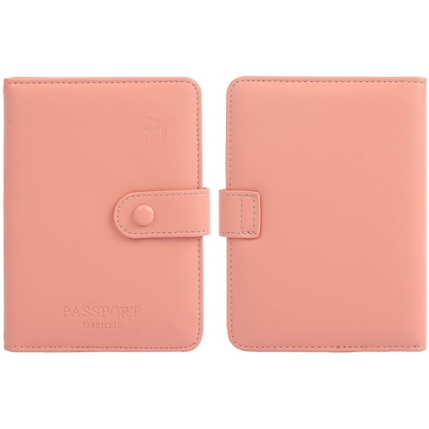 FRJHBS RFID Korumal Kadn Deri Czdan (Pembe)