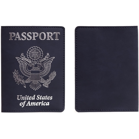 Shpul RFID Korumal Deri Pasaportluk (Mavi)