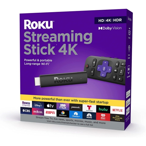 Roku Streaming Stick 4K Medya Oynatcs (2021)