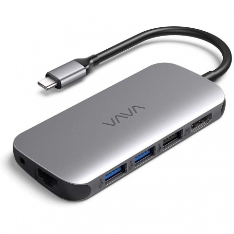 VAVA 9u 1 Arada USB C Hub Adaptr