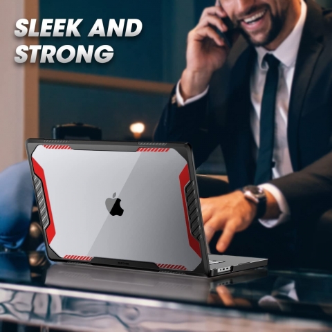 SUPCASE Unicorn Beetle Serisi Macbook Pro Klf (16 in)(2021)-Red