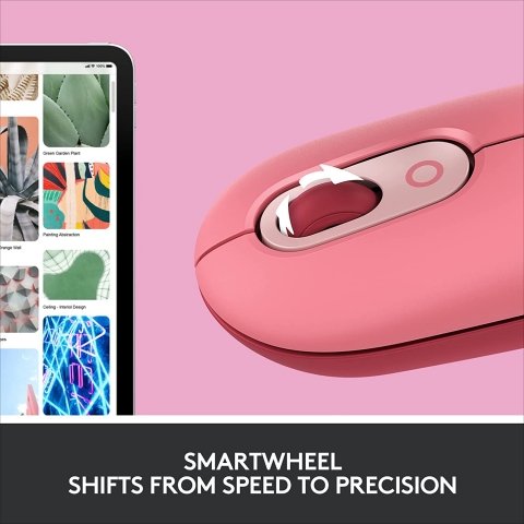 Logitech POP Wireless Mouse (Heartbreaker Rose)