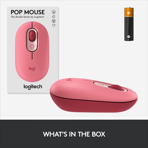 Logitech POP Wireless Mouse (Heartbreaker Rose)