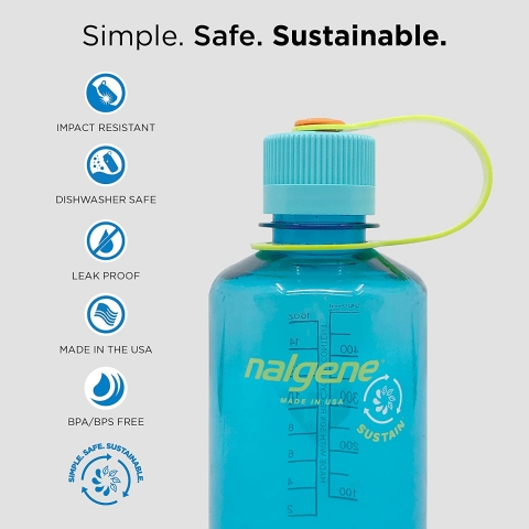 Nalgene Sustain Tritan BPA-Free Matara (470ml)(Aubergine)