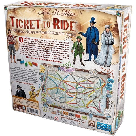 Days of Wonder  Ticket to Ride Board Game Kutu Oyunu