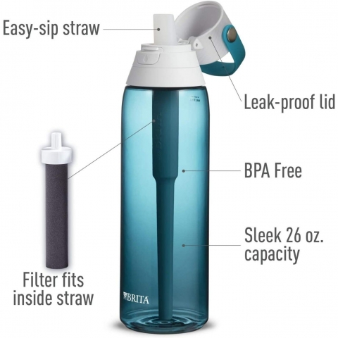 Brita Plastik Filtreli Su Artmal Su iesi (Sea Glass) (760ml)